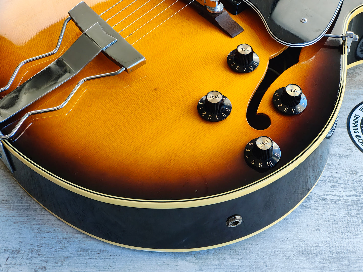 1974 Greco Japan S-50 ES-175 Hollowbody Jazzbox (Brown Sunburst)