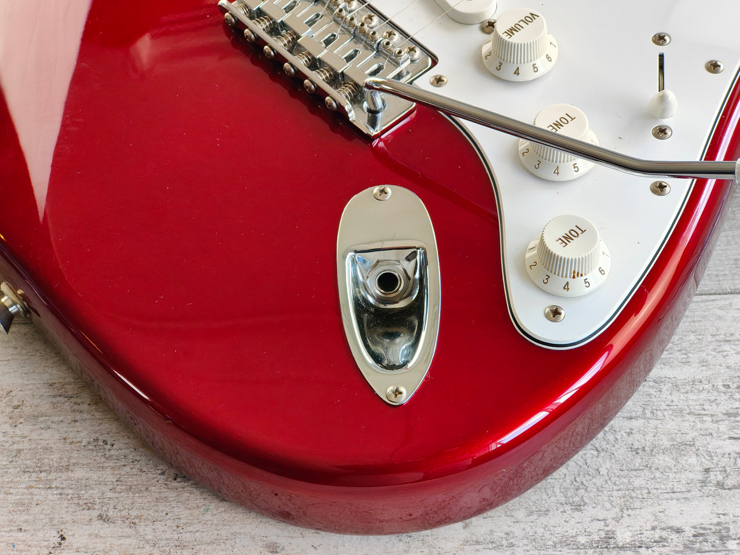 2007 Fender Japan ST72-66US '72 Reissue Stratocaster w/US Pickups (Old Candy Apple Red)