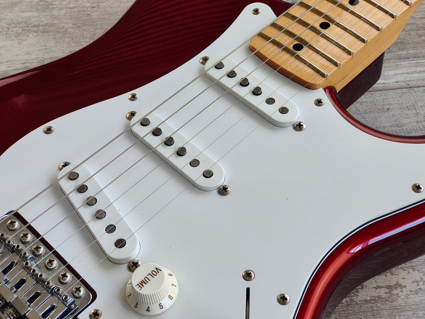 2007 Fender Japan ST72-66US '72 Reissue Stratocaster w/US Pickups (Old Candy Apple Red)