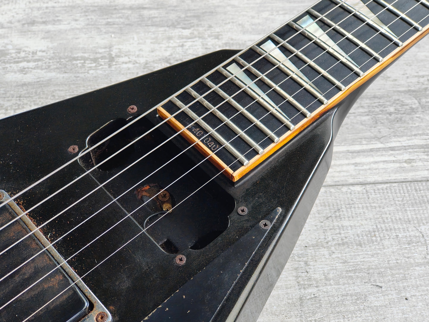 1990's Jackson Japan "Delight E" Randy Rhoads Flying V (Black)