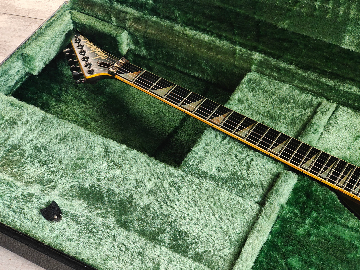 1990's Jackson Japan "Delight E" Randy Rhoads Flying V (Black)