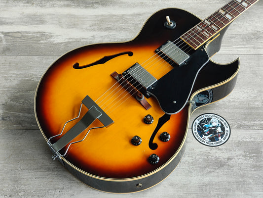 1973 Greco Japan S-50 ES-175 Hollowbody Jazzbox (Brown Sunburst)