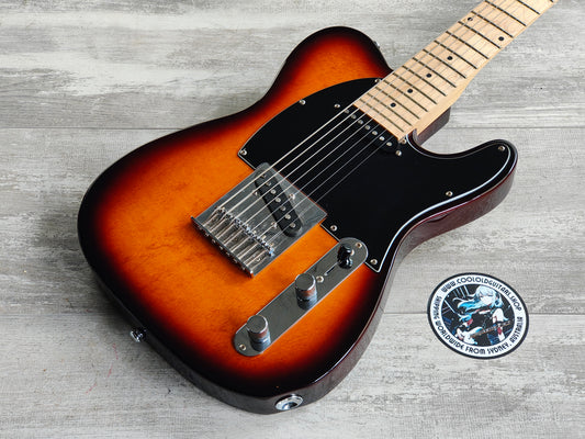 2014 Agile T-727 7-String Baritone Telecaster (Brown Sunburst)