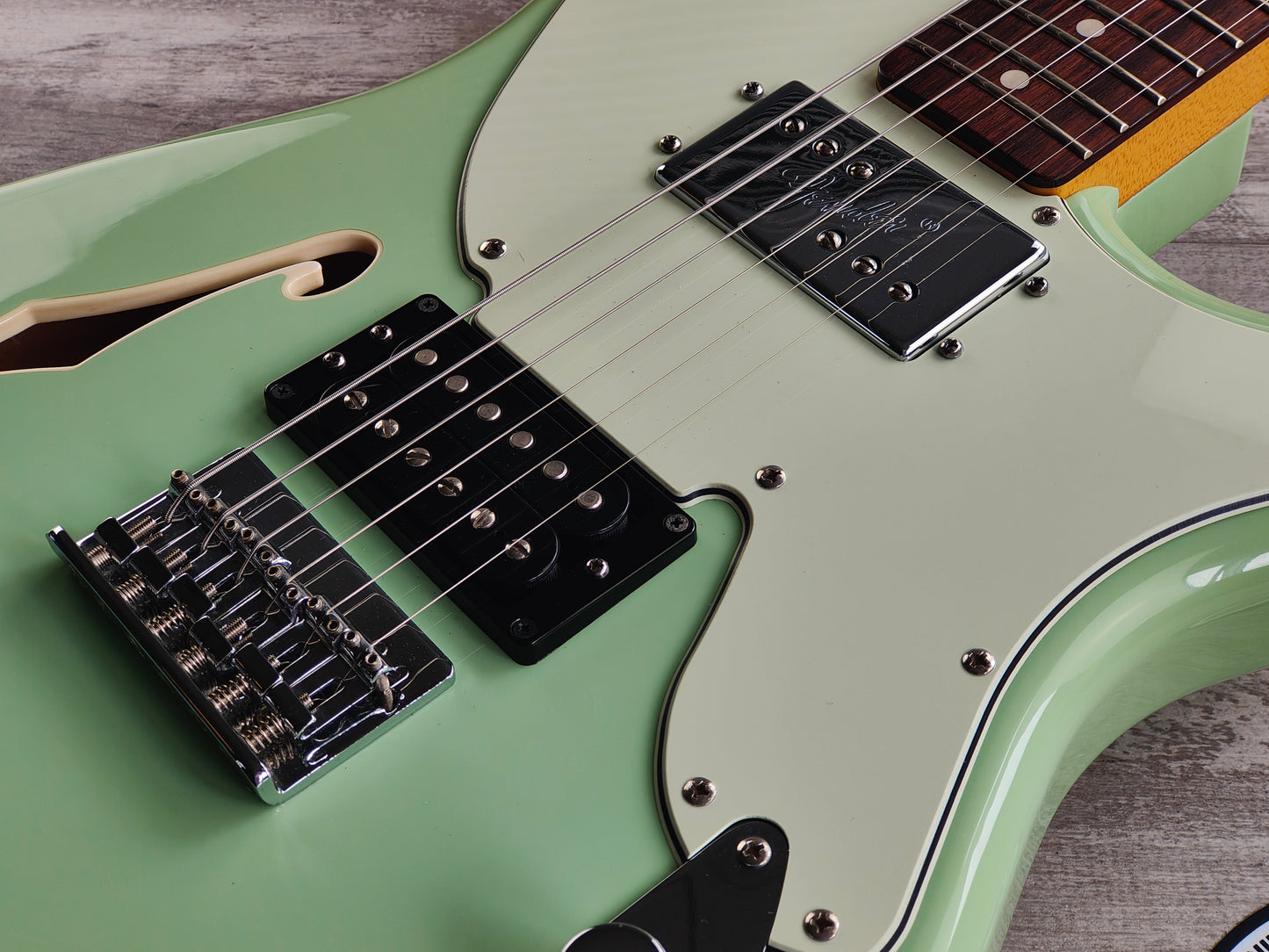 2010 Fender Pawn Shop Thinline '72 Telecaster/Stratocaster (Surf Green)