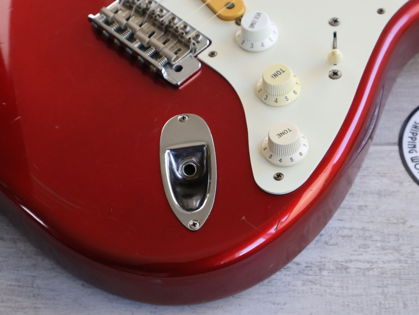 1991 Fender Japan ST54-650 '54 Reissue Stratocaster (Candy Apple Red)