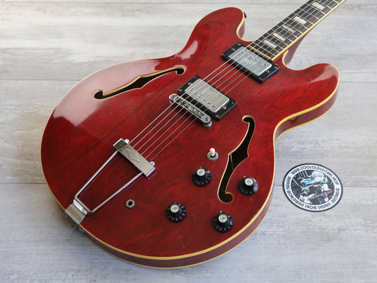 1975 Greco Japan SA-550 335 Hollowbody Guitar (Cherry Red)