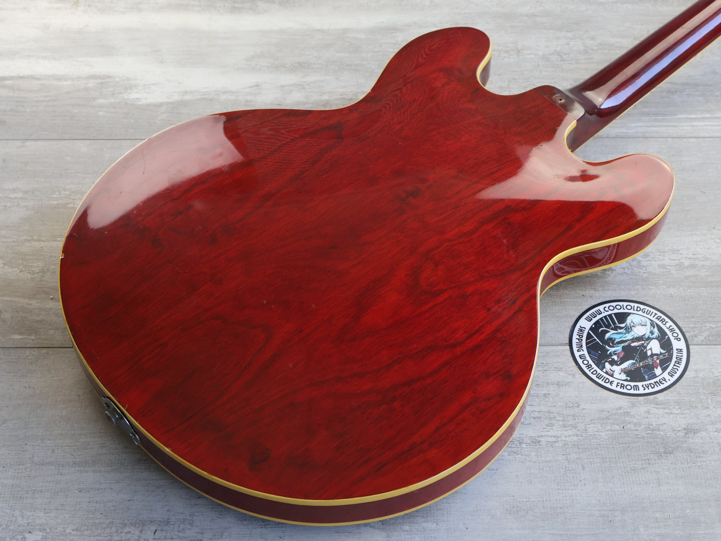 1975 Greco Japan SA-550 335 Hollowbody Guitar (Cherry Red)