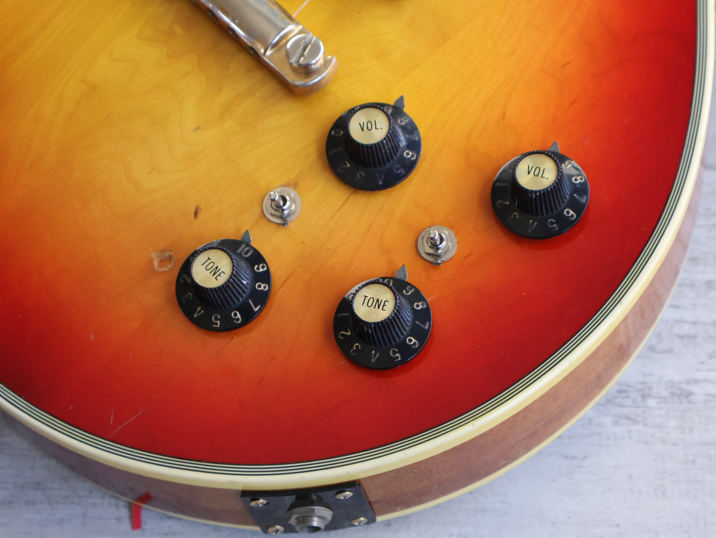 1978 Greco Japan EG-500C Les Paul Custom (Cherry Sunburst)