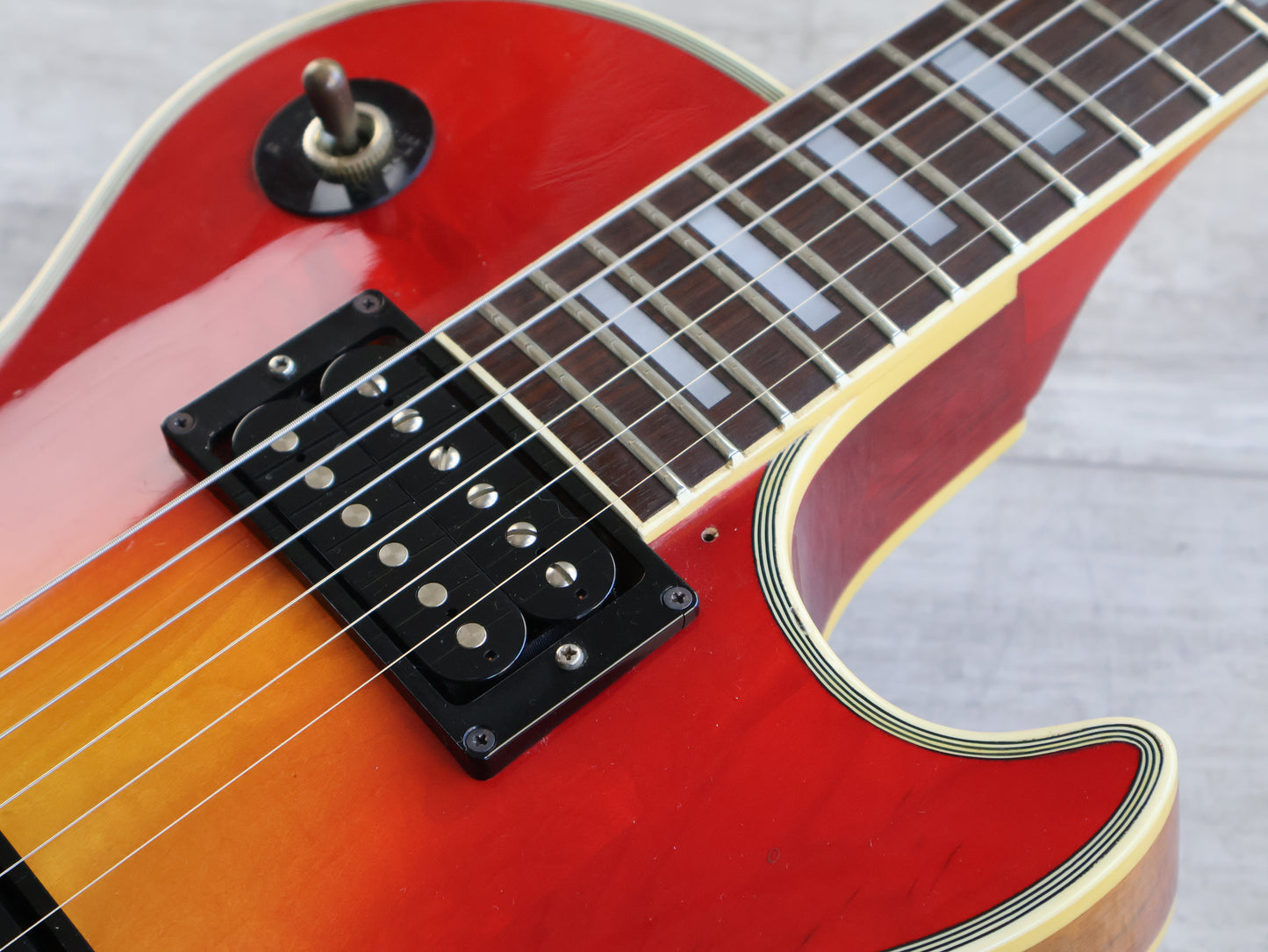 1978 Greco Japan EG-500C Les Paul Custom (Cherry Sunburst)