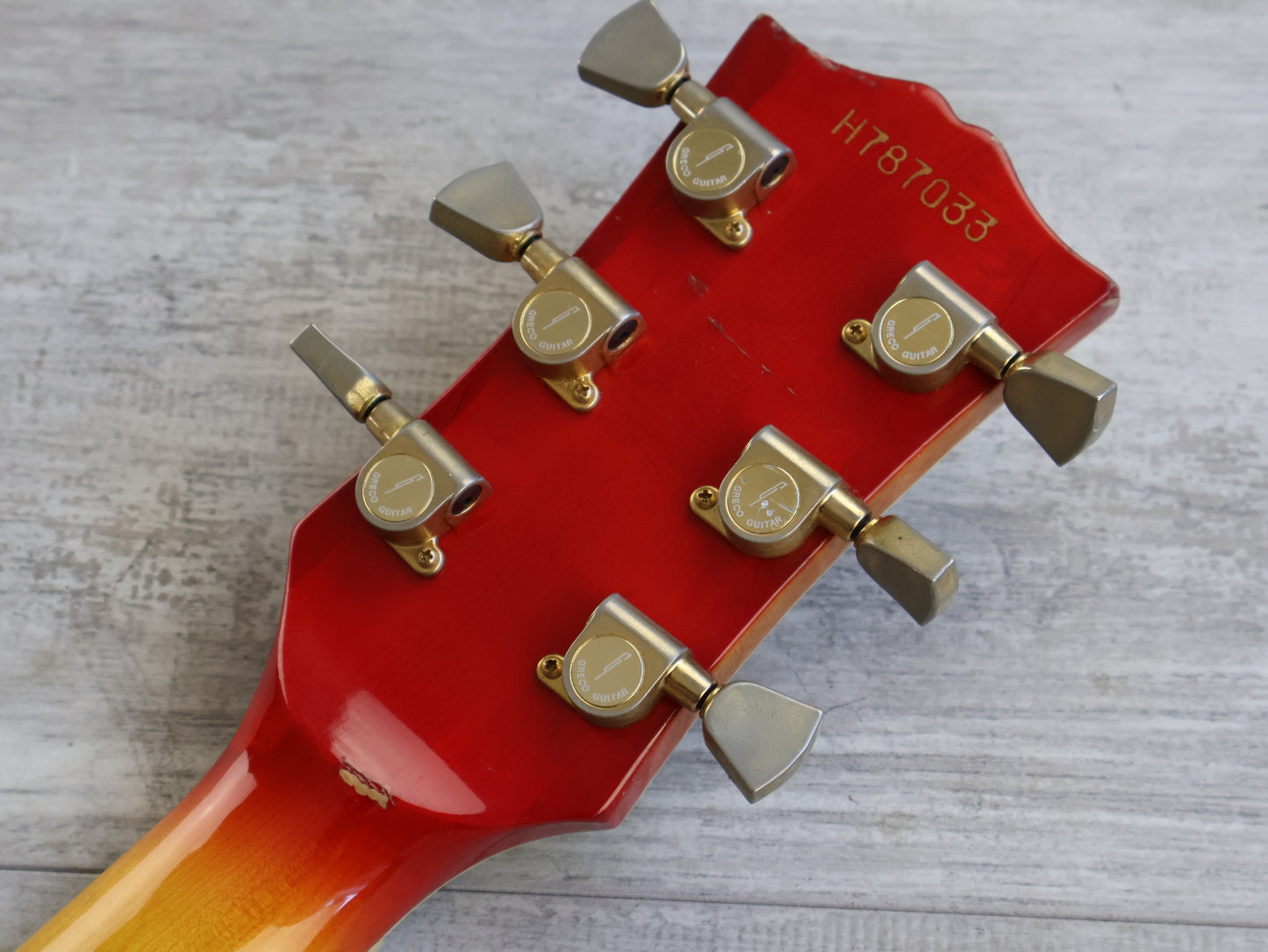 1978 Greco Japan EG-500C Les Paul Custom (Cherry Sunburst)