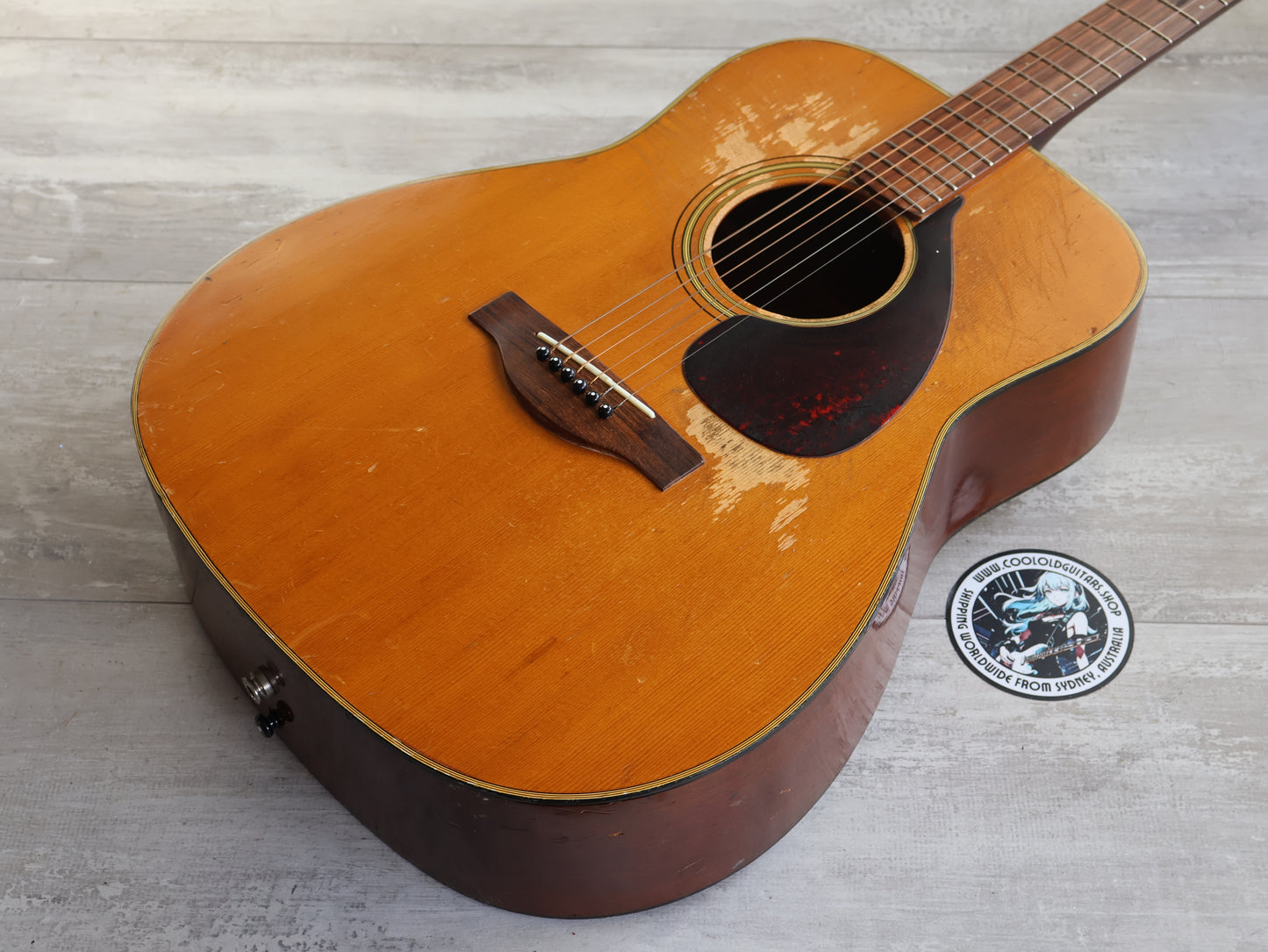 1970's Yamaha Japan FG-180 Red Label Acoustic Guitar