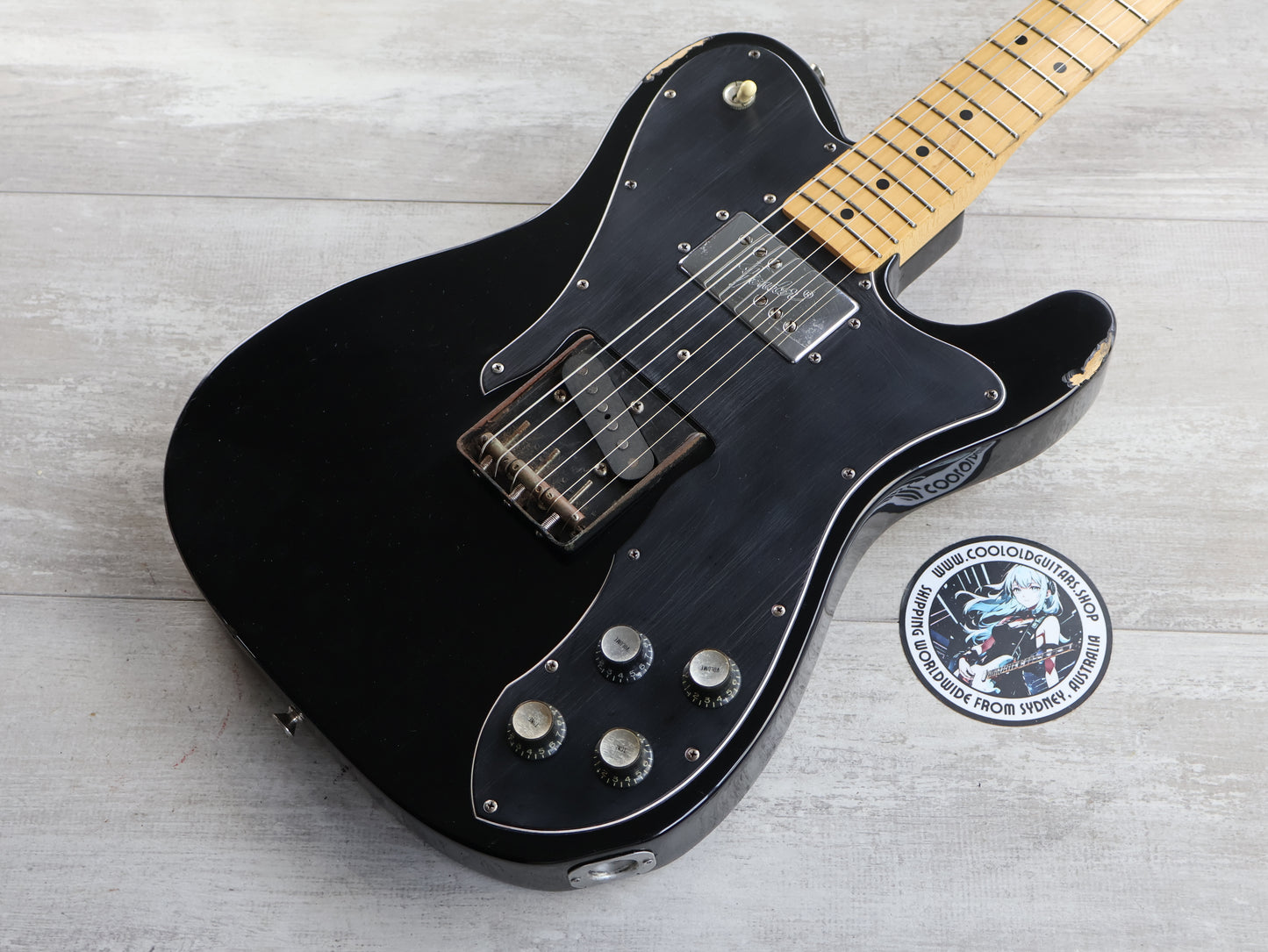 1993 Fender Japan TC72-60 '72 Reissue Telecaster Custom (Black)