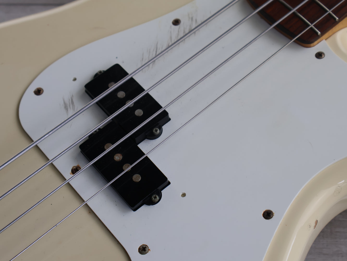 1993 Fender Japan PB-STD Standard Precision Bass (Vintage White)