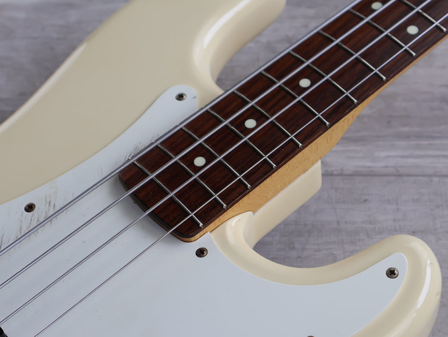 1993 Fender Japan PB-STD Standard Precision Bass (Vintage White)