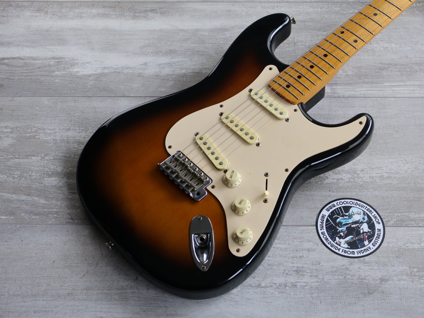 1995 Fender Japan ST57-53 '57 Reissue Stratocaster (Brown Sunburst)