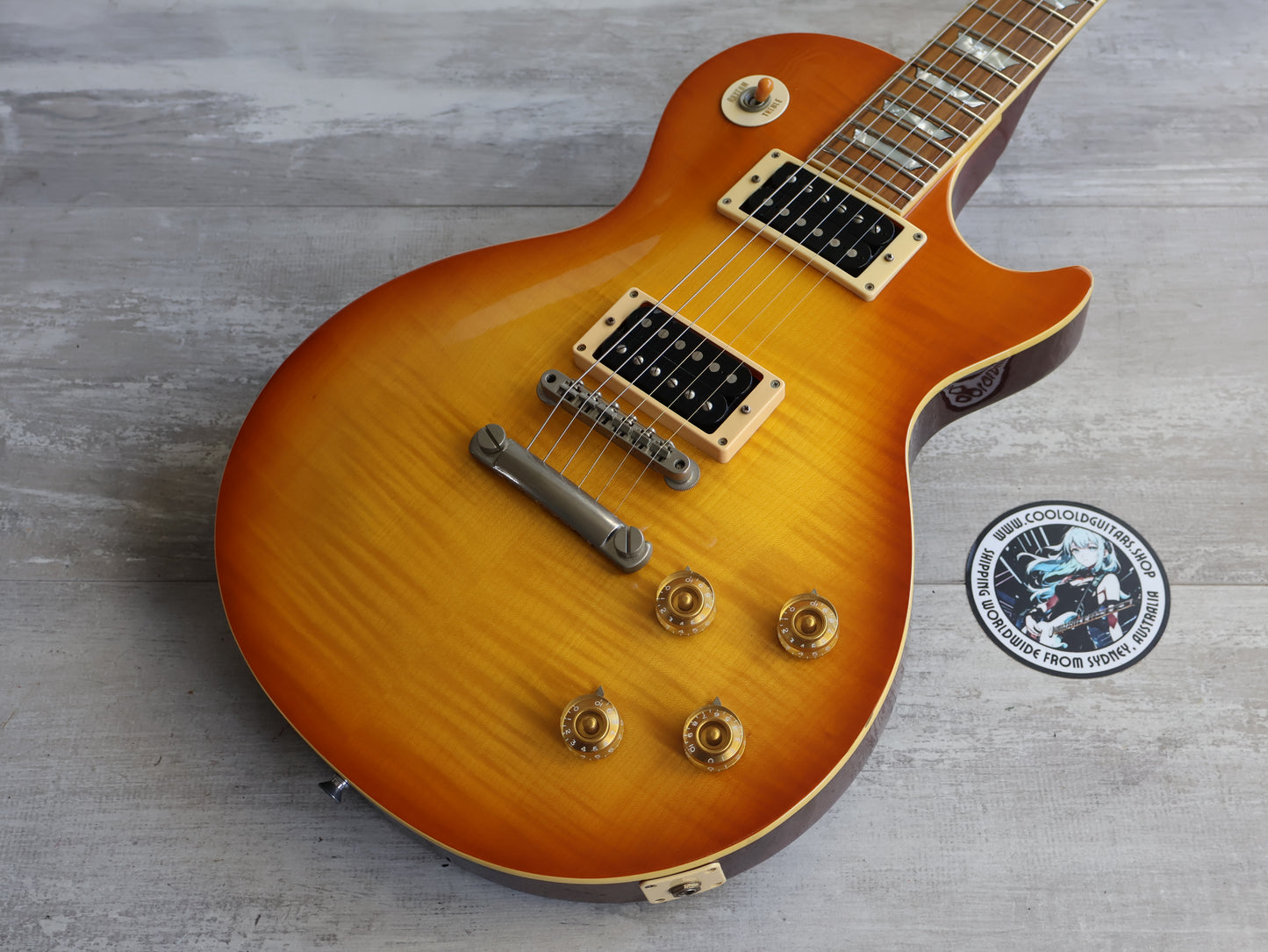 1992 Burny Japan LG-75GR "Slash Model" Les Paul Standard