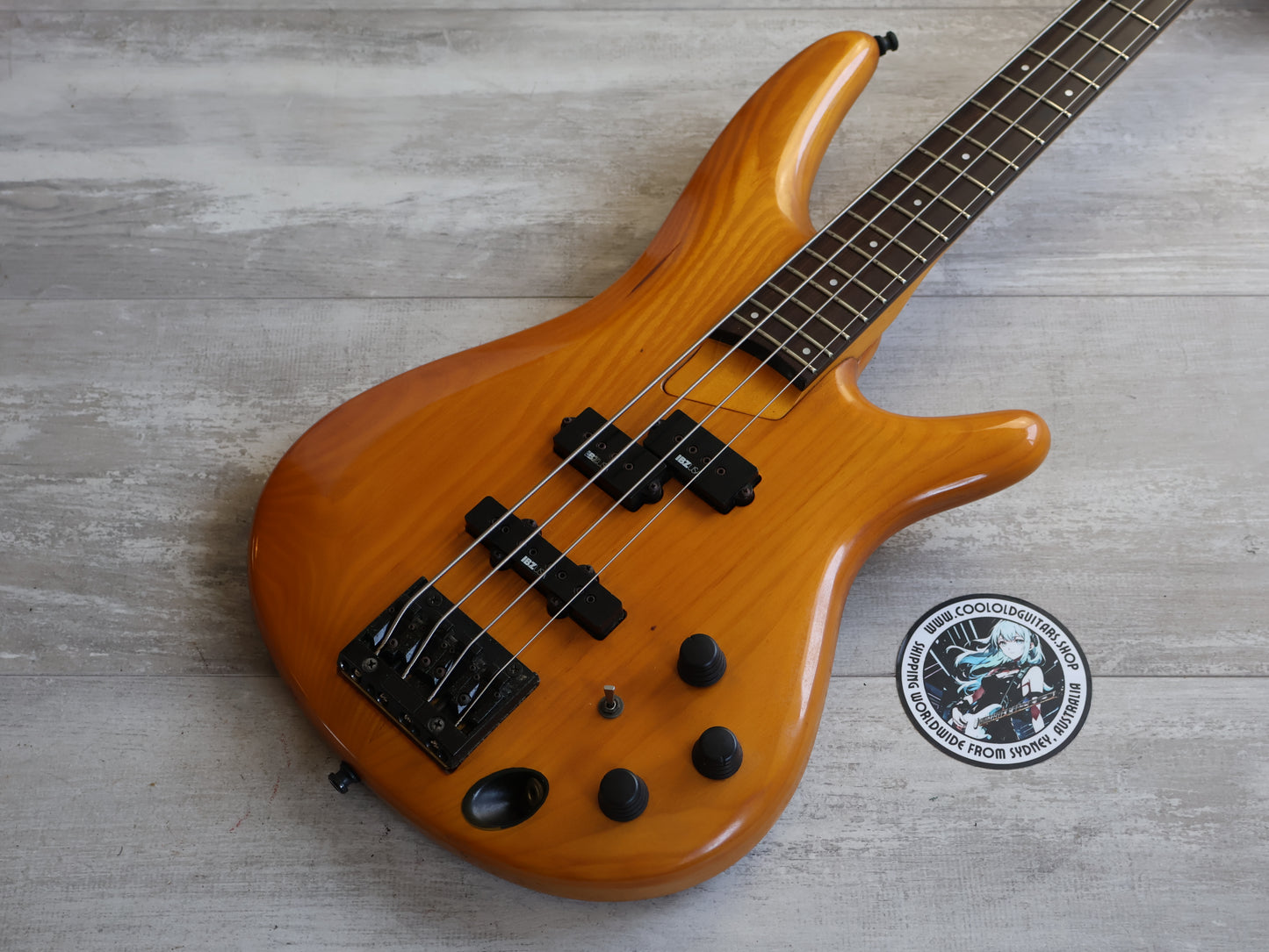 1987 Ibanez Japan SR1100E SDGR Soundgear Bass (Light Amber)