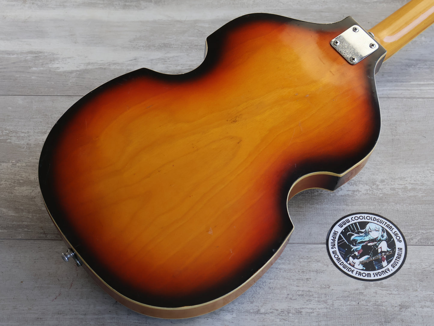 1968 Winston (by Kawai Japan) Model 436 Hollowbody Violin Guitar