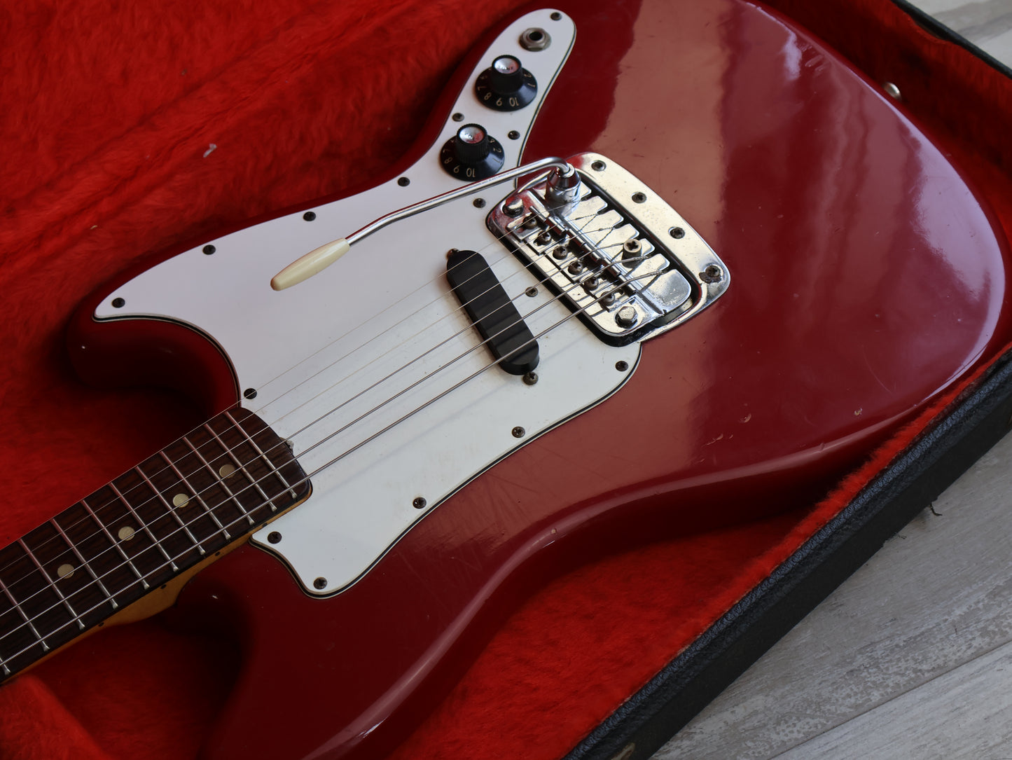 1976 Fender USA Bronco Short Scale (Fiesta Red)