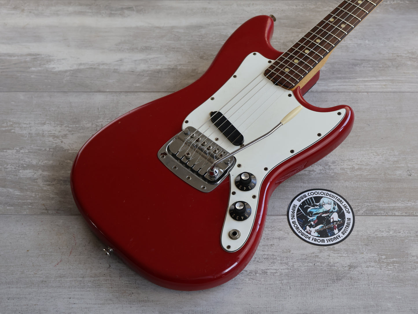 1976 Fender USA Bronco Short Scale (Fiesta Red)