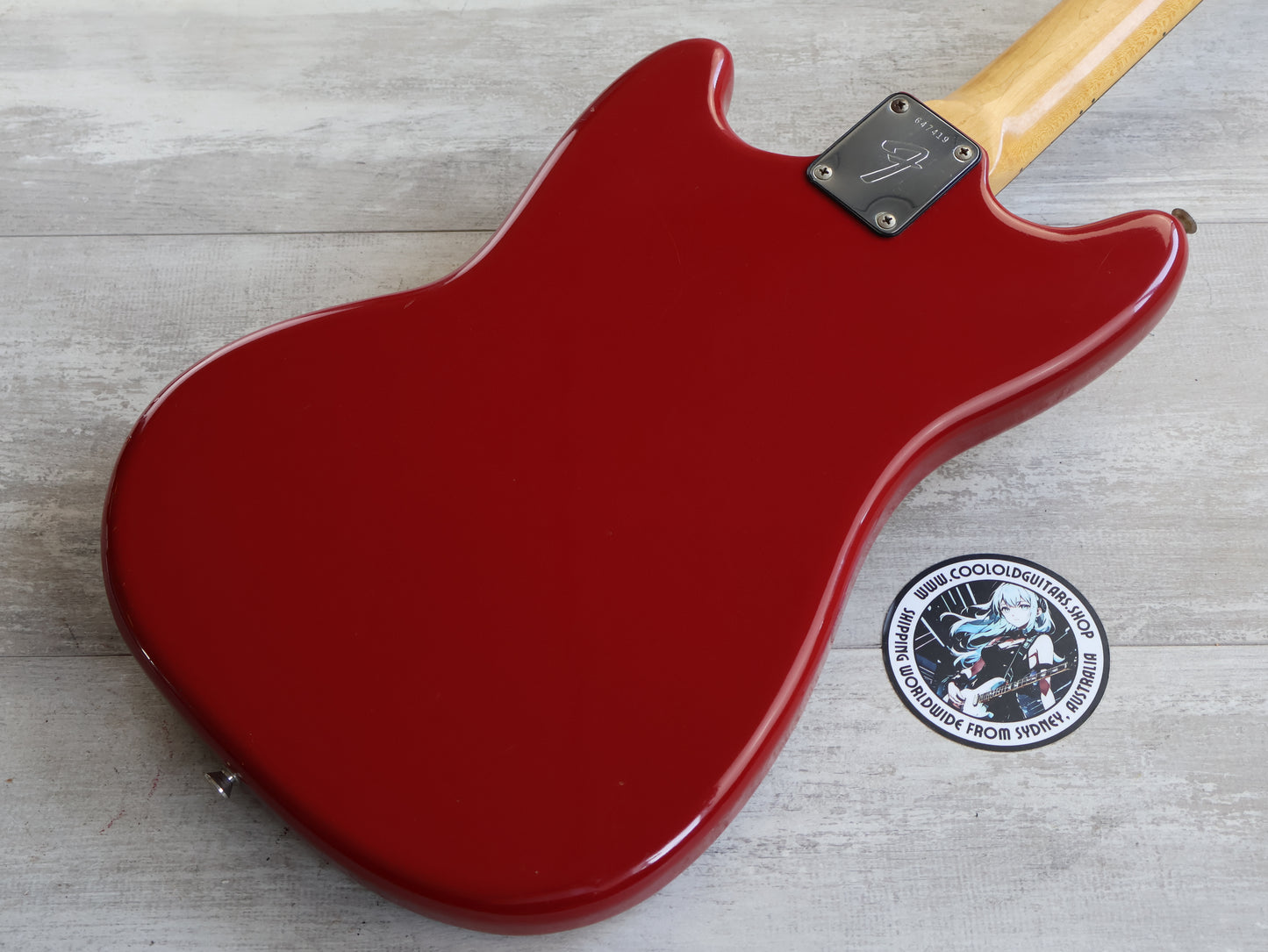 1976 Fender USA Bronco Short Scale (Fiesta Red)