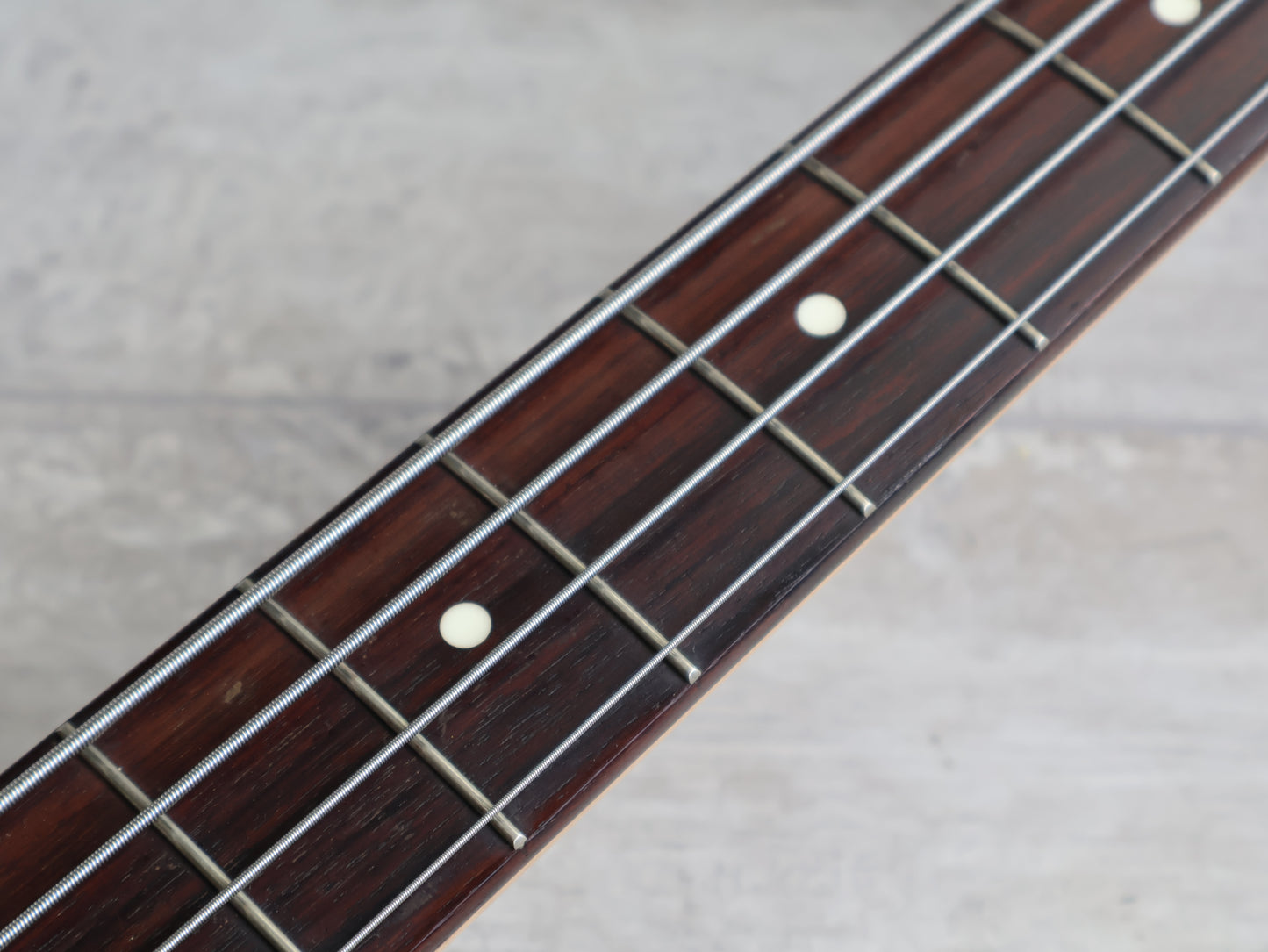 2006 Fender Japan AJB-66 Aerodyne Jazz Bass (Dolphin Grey)