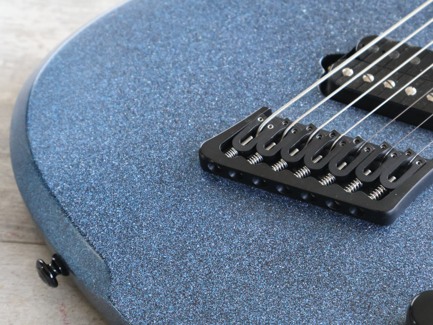 2016 Ormsby Hype GTR 7 7-String Multiscale Guitar (Custom Blue Sparkle)