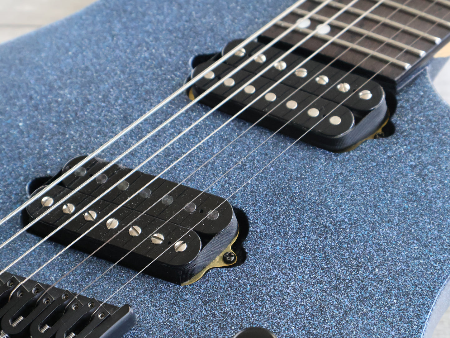 2016 Ormsby Hype GTR 7 7-String Multiscale Guitar (Custom Blue Sparkle)