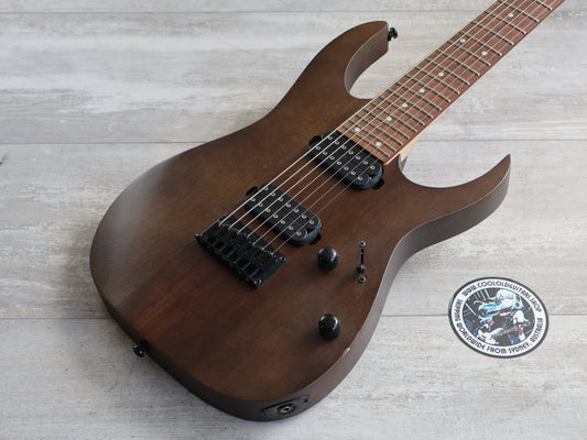 Ibanez RG7421 7 String Electric Guitar (Walnut Flat)