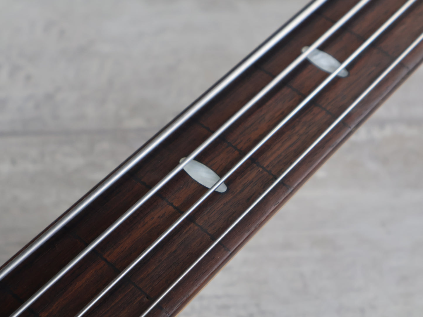 1979 Greco Japan GOBII900 Speedway Custom Order Neckthrough Fretless Bass (Natural)