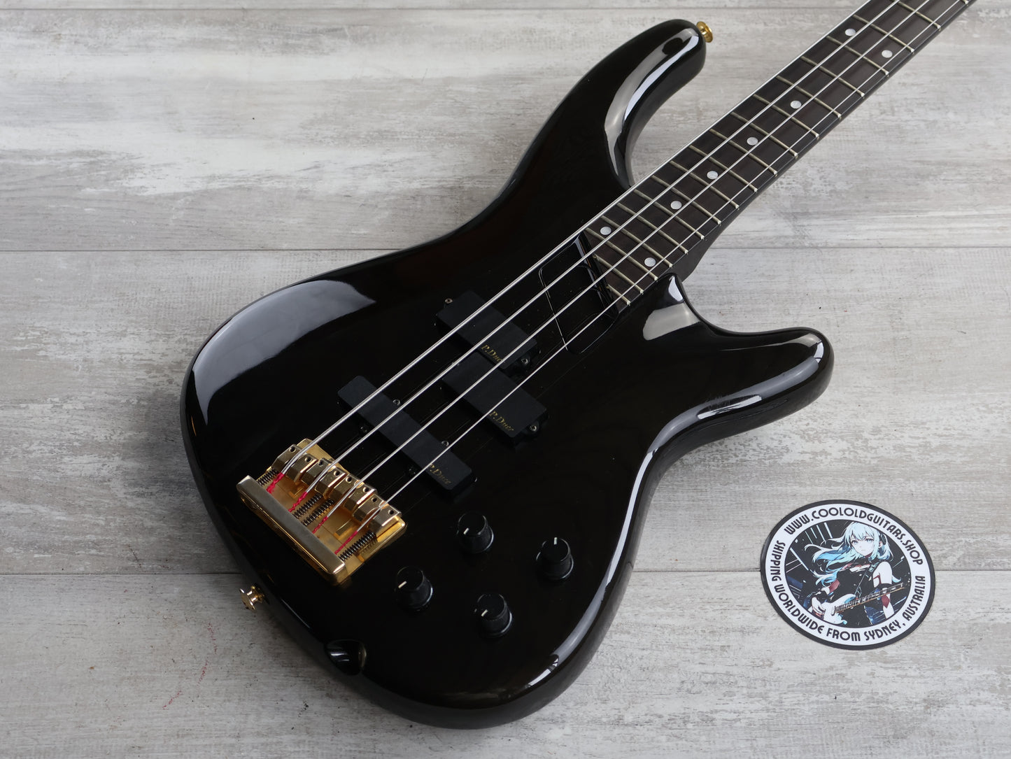 1994 Greco Japan PXB-800 Phoenix PJ Bass (See-Thru Black)