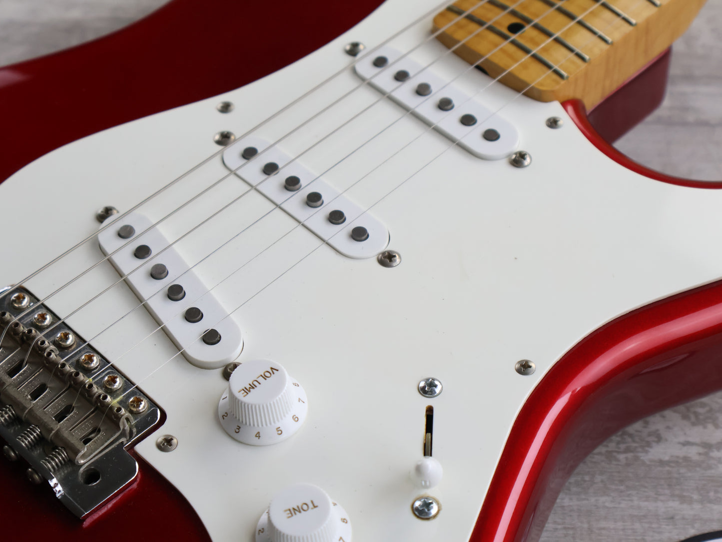 1994 Fender Japan ST57-65AS Limited Edition 40th Anniversary Stratocaster (Candy Apple Red)