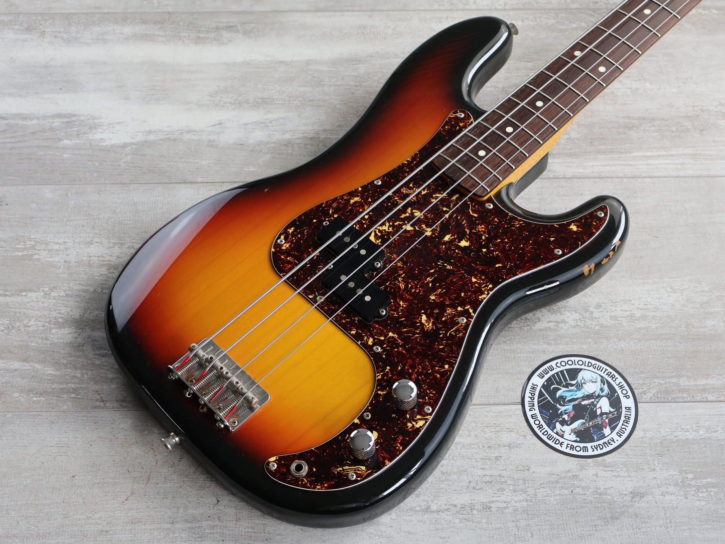 1990 Fernandes Japan RPB-48 '64 Reissue Precision Bass (Sunburst)