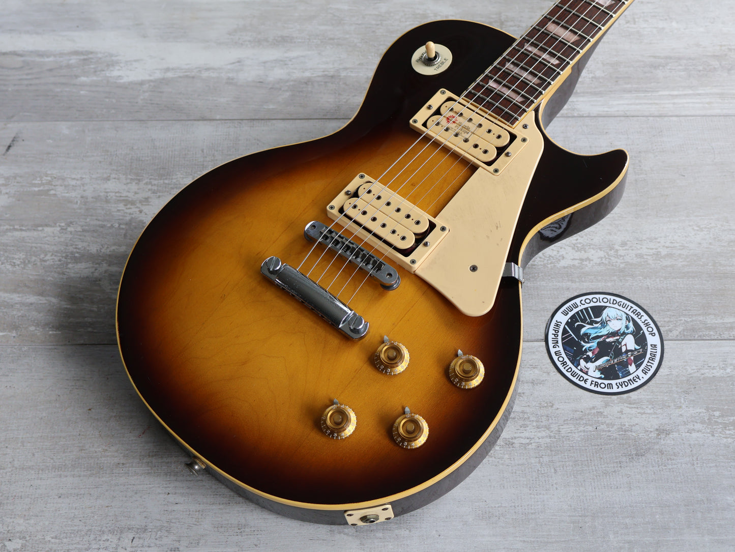 1980 Aria Pro II Japan LS-500D Les Paul Standard w/Dimarzio's (Brown Sunburst)