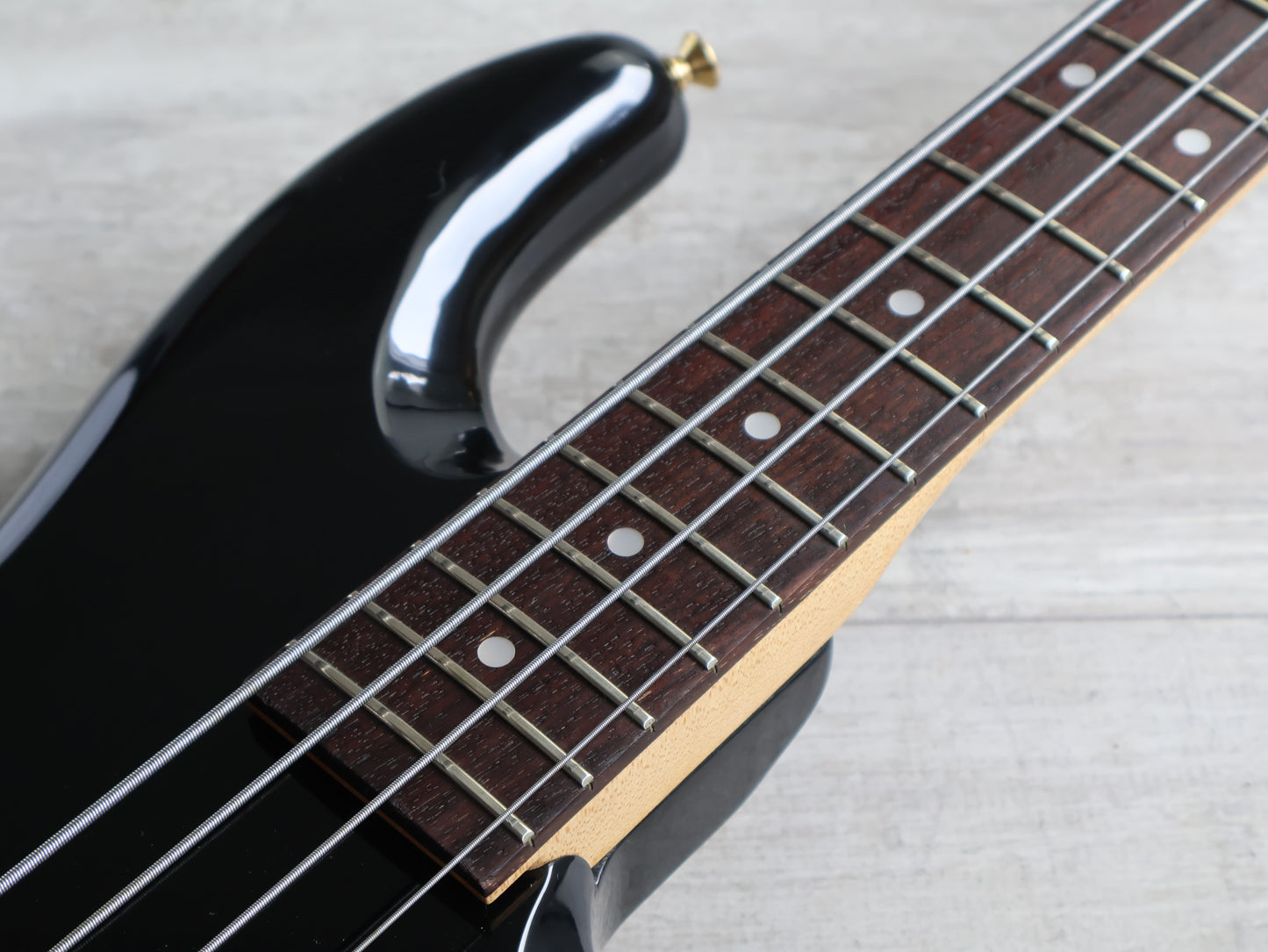 1993 Fender Japan PJR65 Jazz Bass Special PJ Active Contemporary Bass (Black)