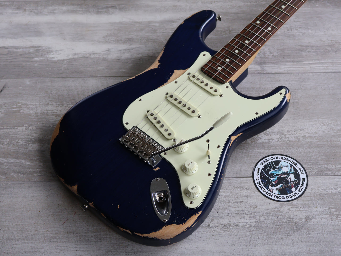 2019 Tokai Japan AST-GP "Guitar Planet" Limited Edition Stratocaster (Indigo Blue)