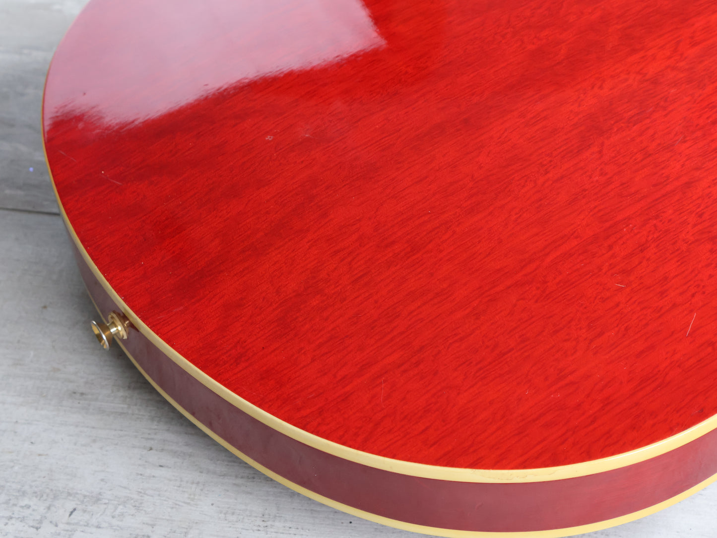 1991 Aria Pro II TA-550 Titan Hollowbody Electric (Wine Red)