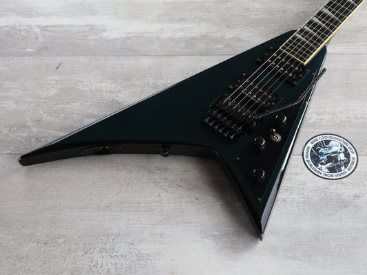 1999 Grover Jackson Japan RR.I-195 Randy Rhoads Neckthrough Flying V (Metallic Midnight Green)