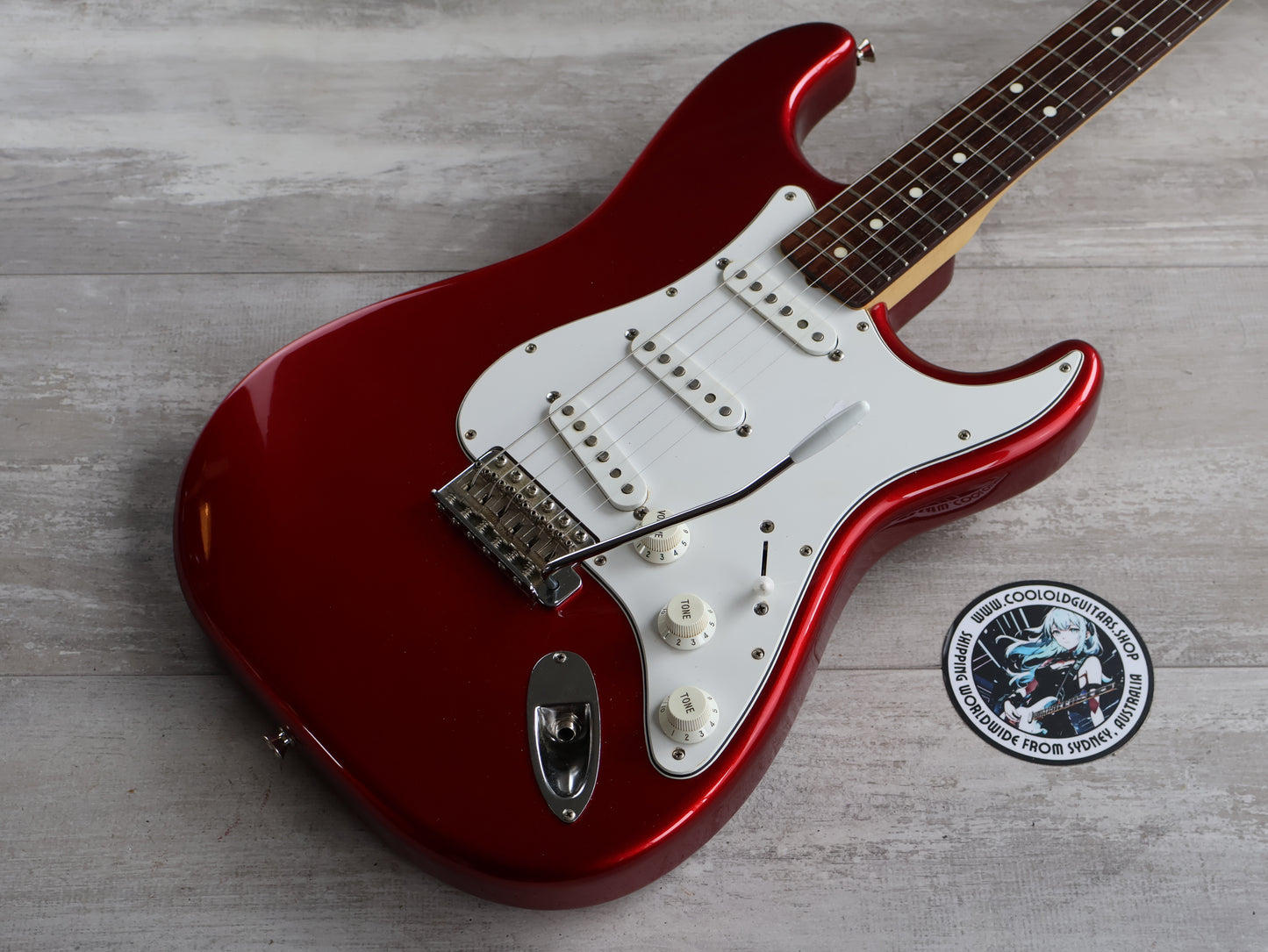 2007 Fender Japan ST-STD Stratocaster Standard (Candy Apple Red)