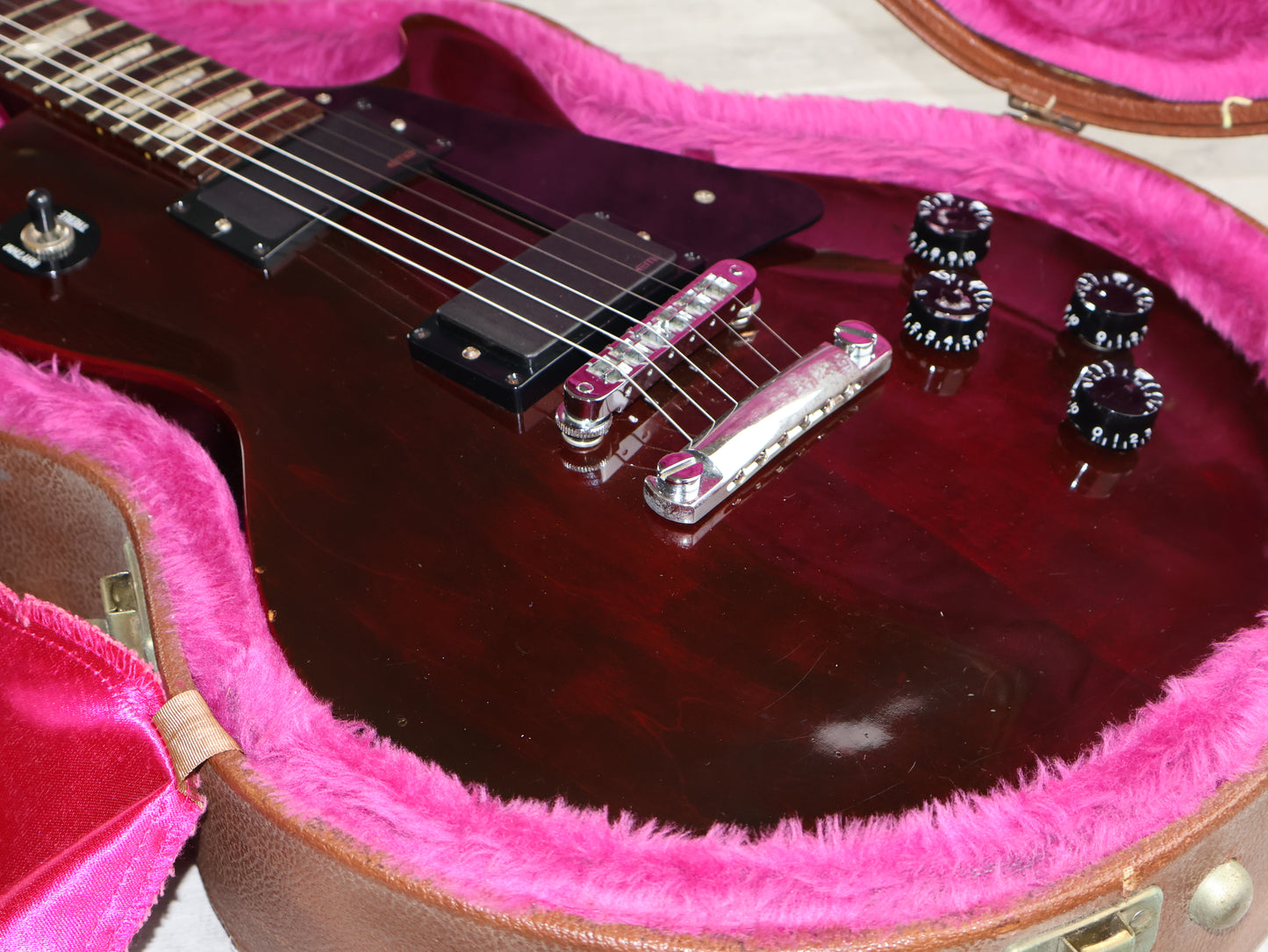 1995 Gibson USA Les Paul Studio w/EMG's (Wine Red)