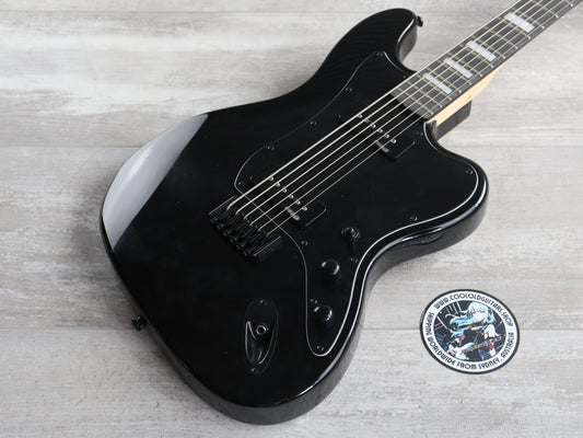 Harley Benton JA-Baritone Jazzmaster/Jaguar Offset Baritone w/P90's (Black)