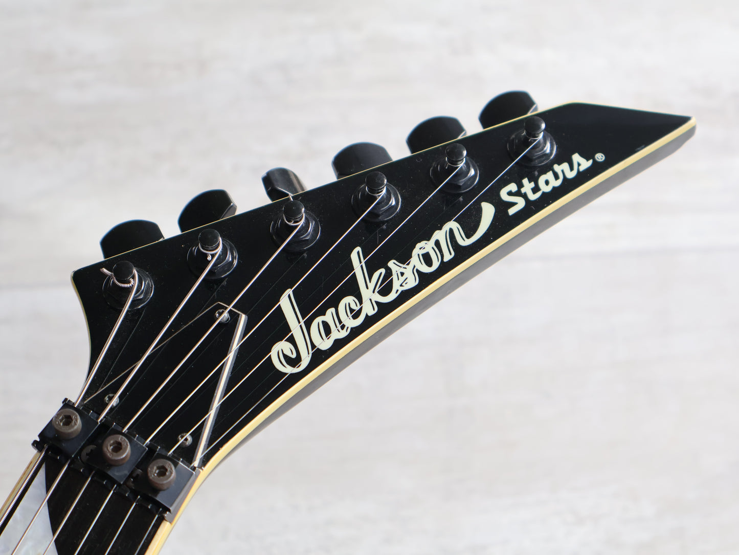 2004 Jackson Stars Japan RR-J2E Rhoads Neckthru Flying V w/Schaller (Black)