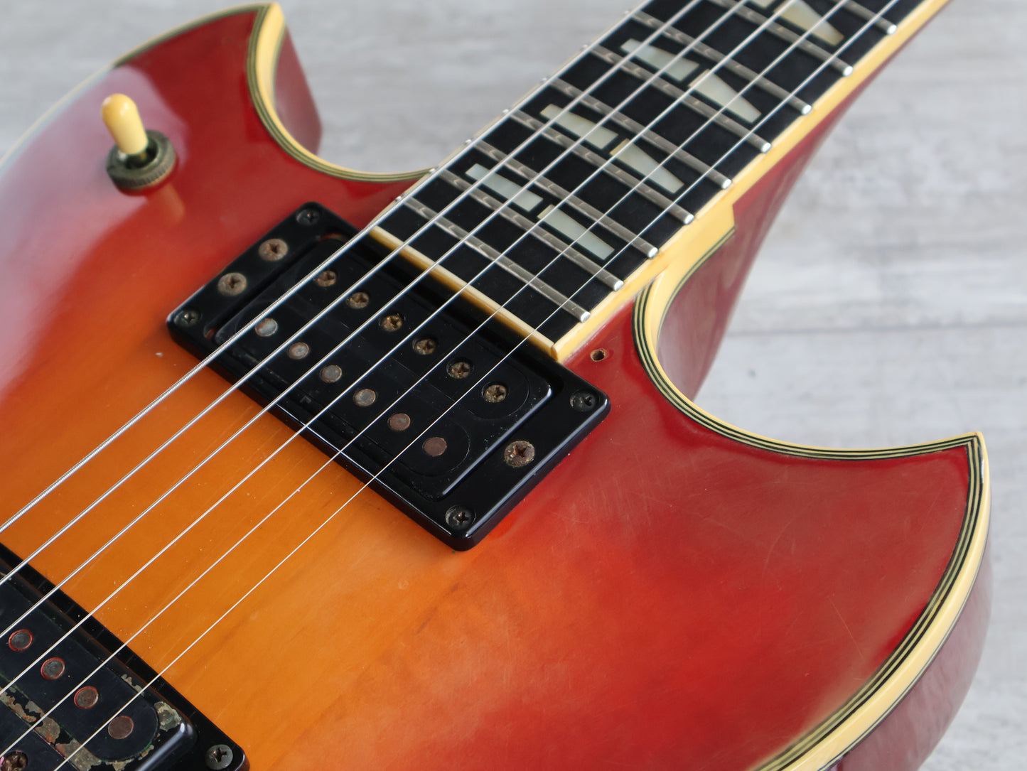 1979 Yamaha Japan SG-2000 Neckthrough Double Cutaway (Cherry Sunburst)