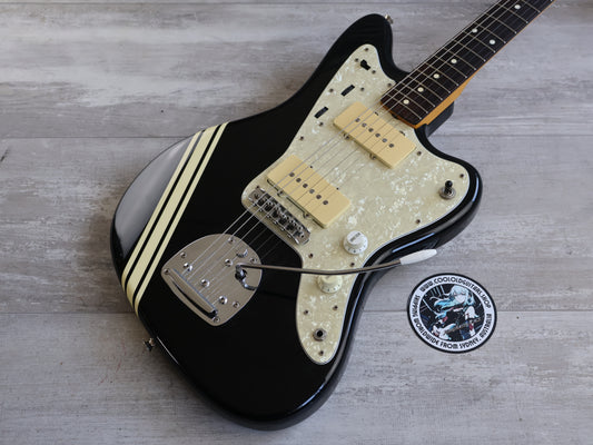 2010 Fender Japan JM66-CO Jazzmaster (Black w/Competition Stripe)