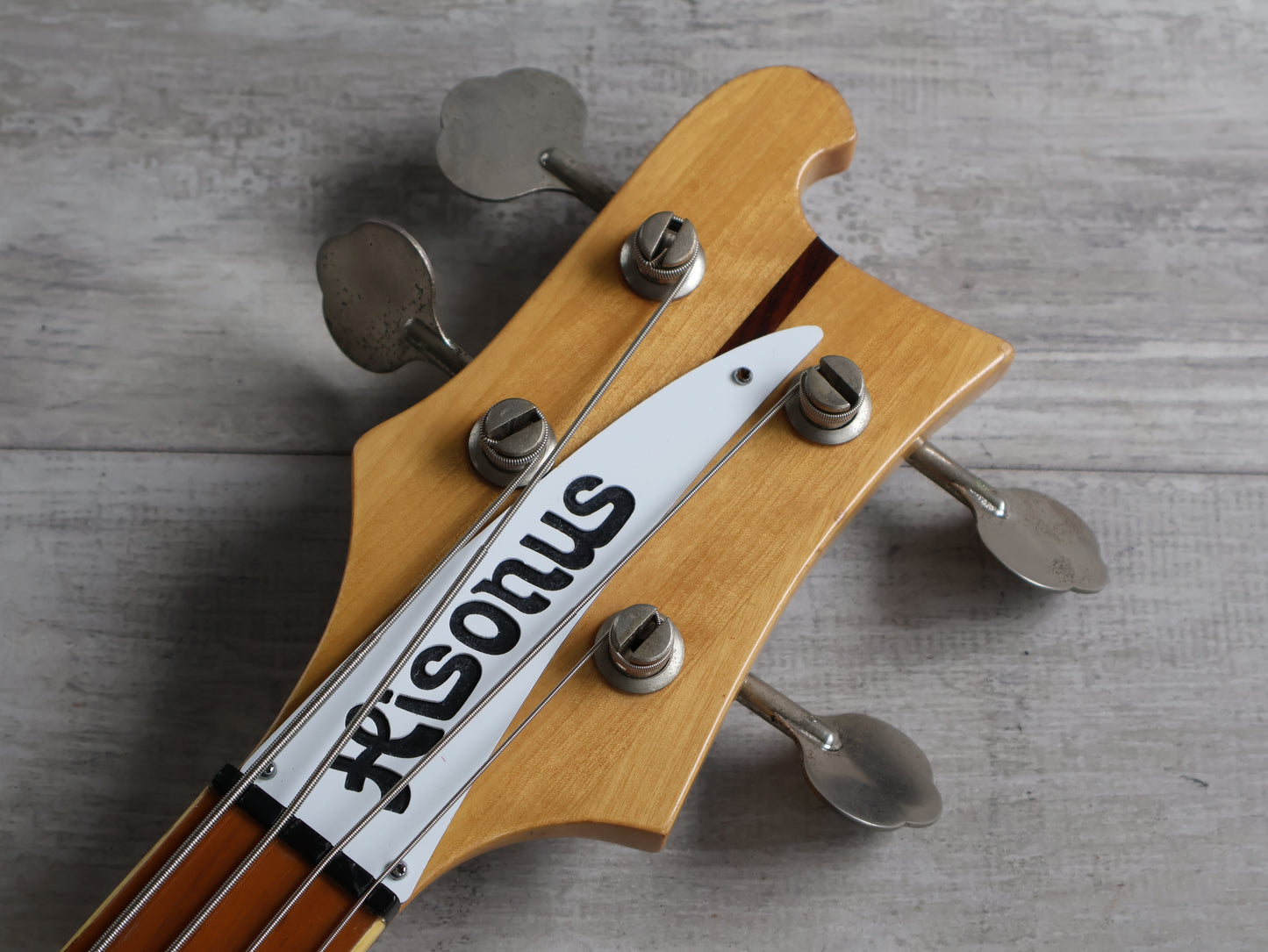 1977 Hisonus Japan RB580N 4001 Neckthrough Bass (Natural)