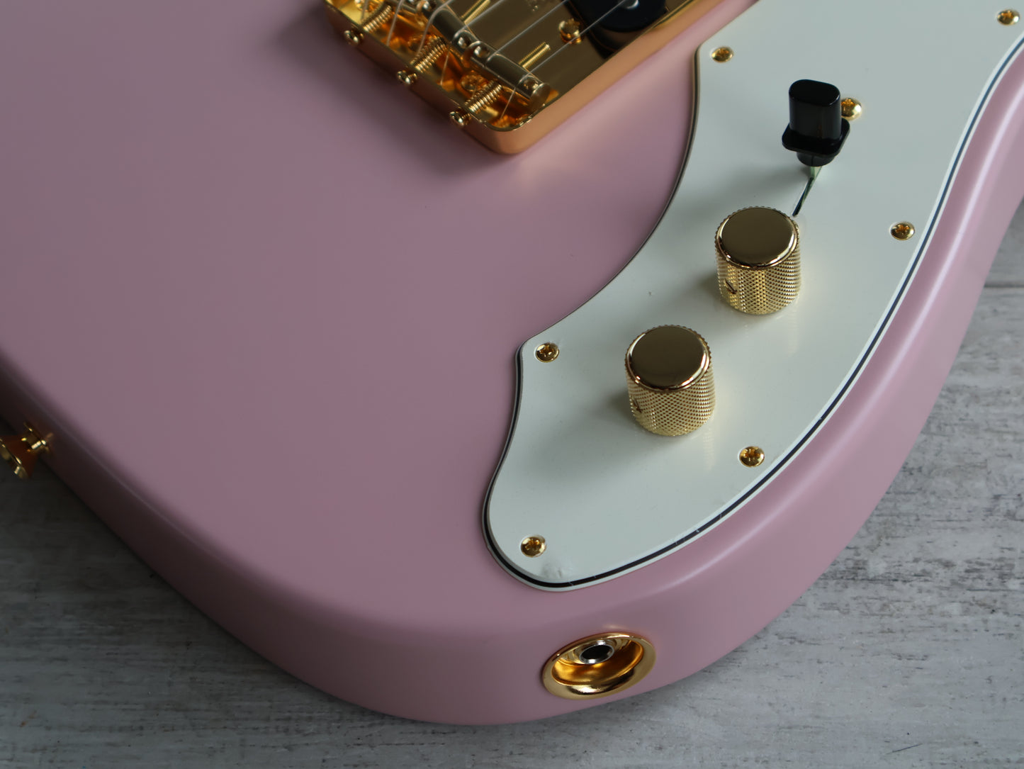 2024 Fender Japan "Official Shop Exclusive" Kusumi Color Telecaster Thinline (Pink w/Gold Hardware)