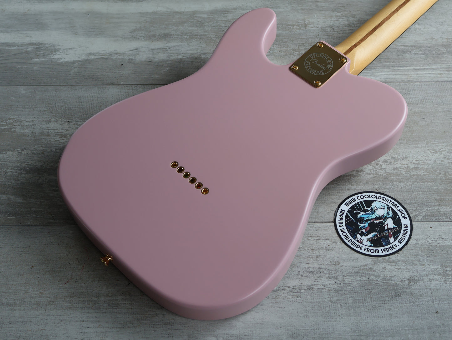 2024 Fender Japan "Official Shop Exclusive" Kusumi Color Telecaster Thinline (Pink w/Gold Hardware)