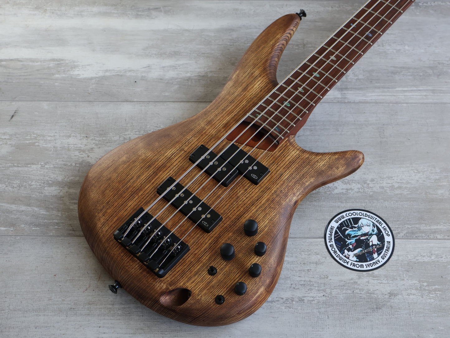 Ibanez SR655 5-String Bass (Antique Brown Stain)