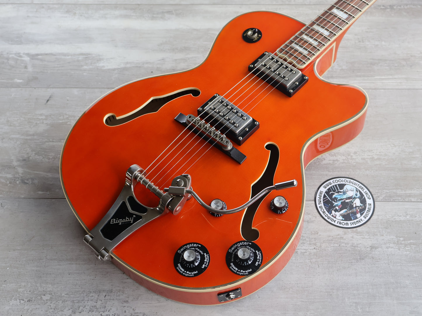 2017 Epiphone Emperor Swingster Limited Edition/Custom Shop Hollowbody (Sunrise Orange)