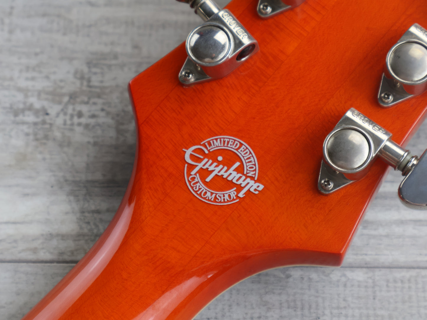 2017 Epiphone Emperor Swingster Limited Edition/Custom Shop Hollowbody (Sunrise Orange)